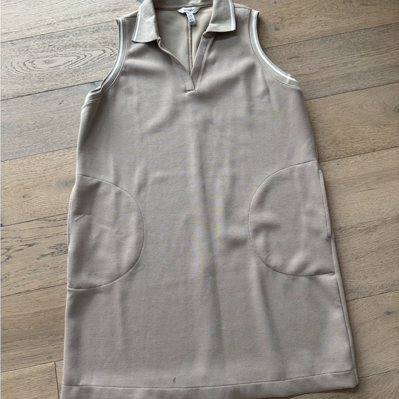 SPANX Dresses & Skirts - Spanx Women's Airpique Sleeveless Polo Dress Tan XL